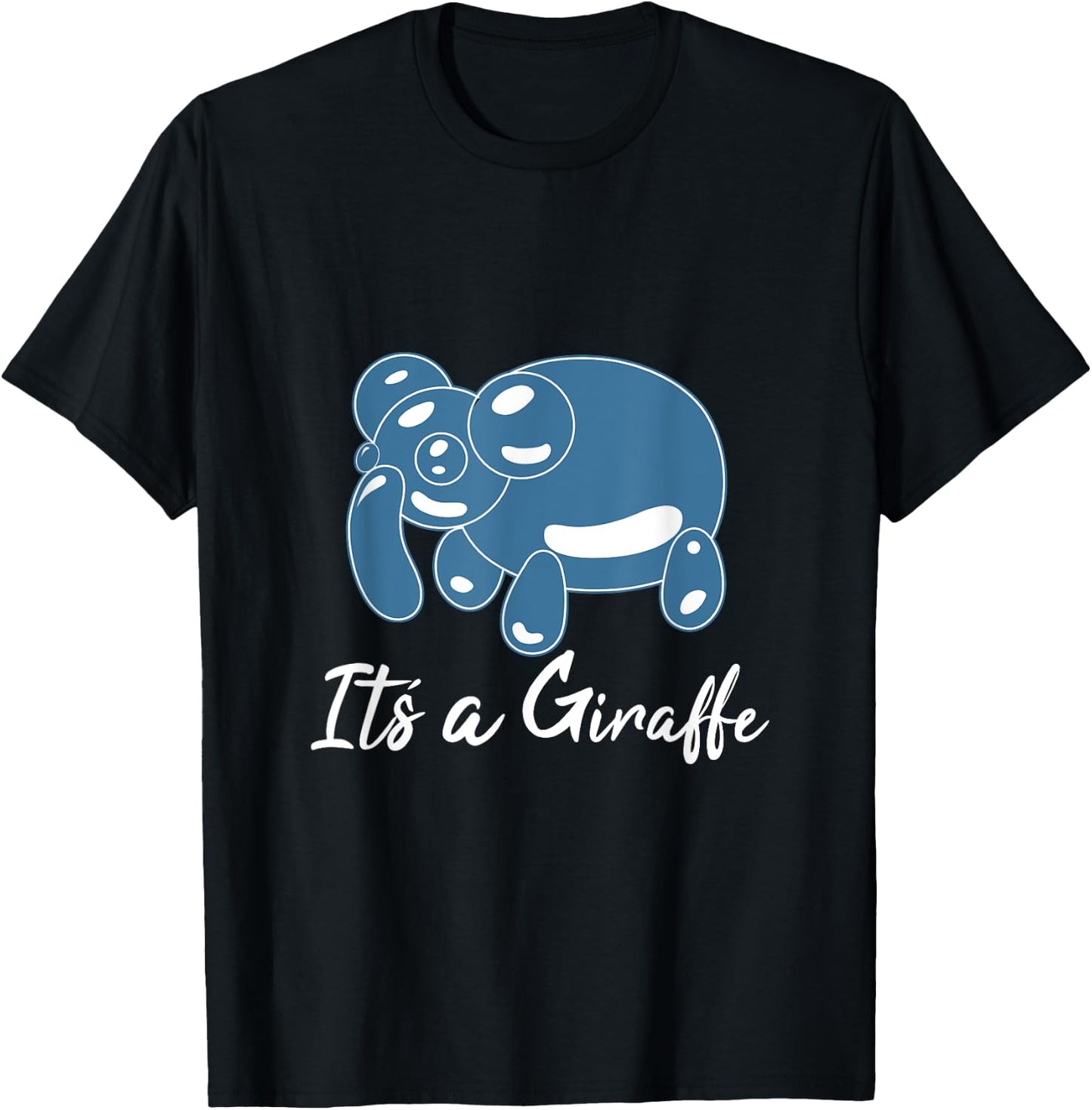 Patrick It's A Giraffe Meme Funny Elephant Bubble T-Shirt - T-Shirt | Black