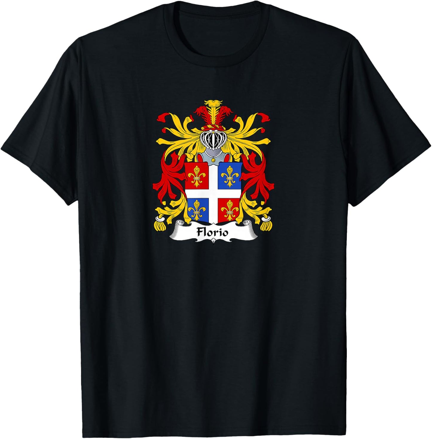 Florio Coat of Arms - Family Crest T-Shirt - T-Shirt | Black