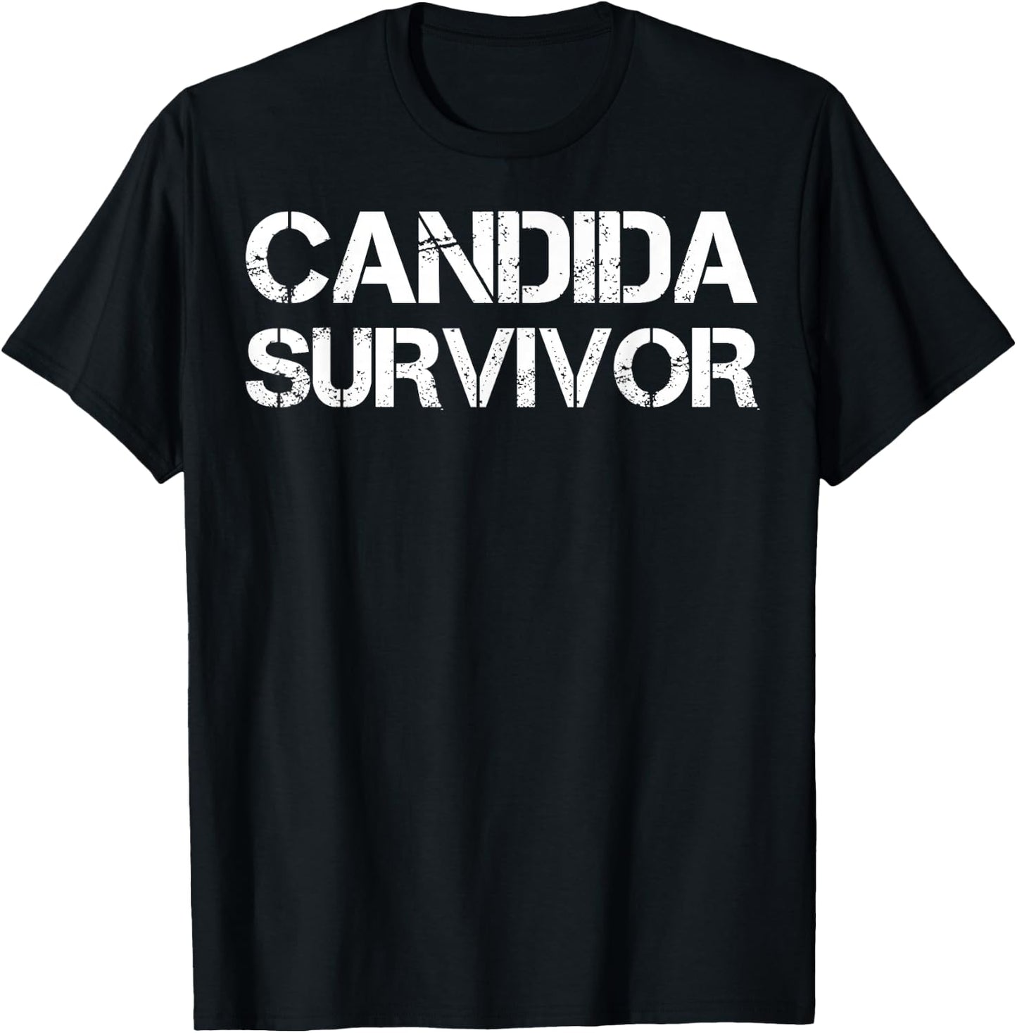 Candida Survivor T-Shirt - T-Shirt | Black