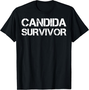 Candida Survivor T-Shirt - T-Shirt | Black