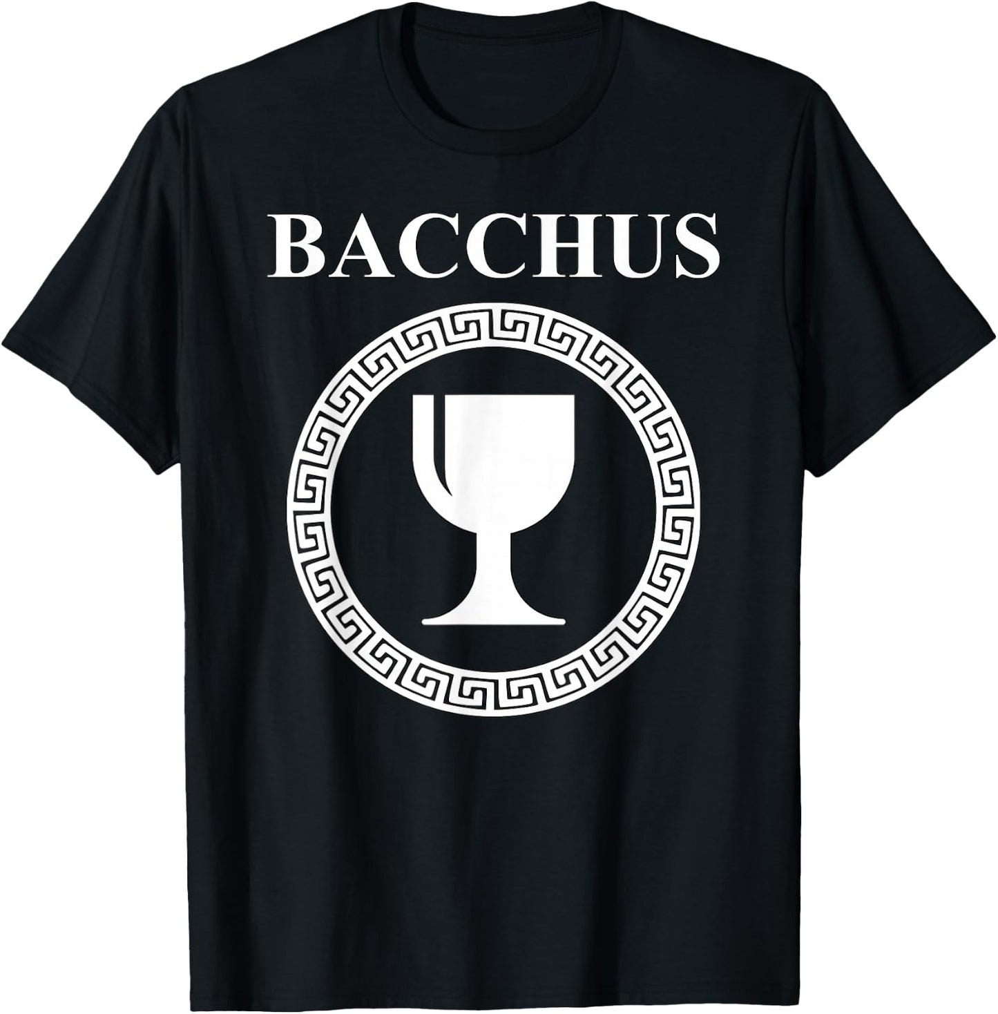 Bacchus Roman God of Wine T-Shirt - T-Shirt | Black