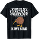 This Is my Human Costume I'm Really A Kiwi Bird T-Shirt - T-Shirt | Black