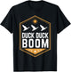 Duck Hunting Funny Duck Duck Boom Graphic Gear T-Shirt - T-Shirt | Black