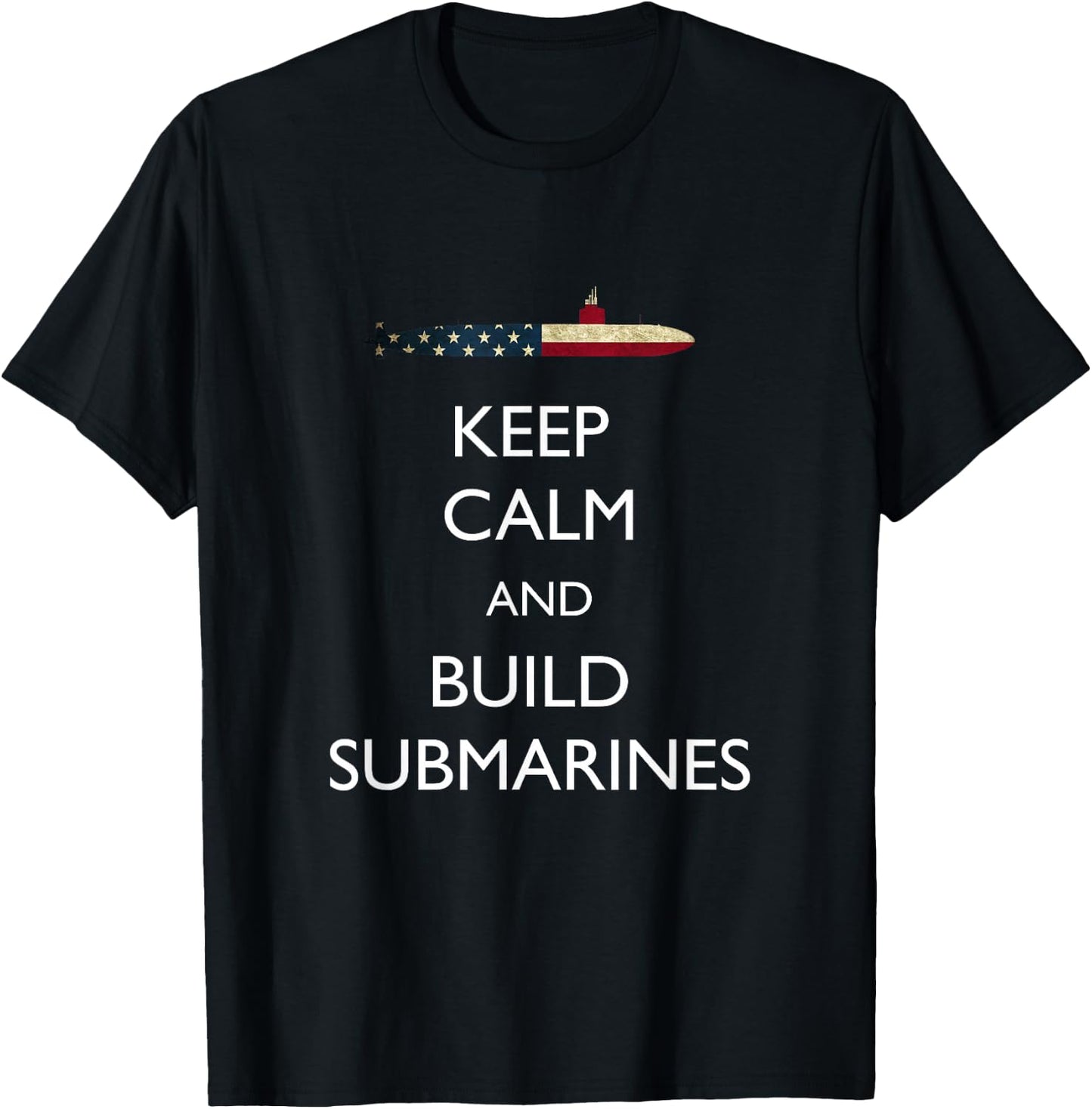 Build Submarines Military Los Angeles Virginia Class T-Shirt - T-Shirt | Black