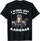 I Work Out So I Can Eat Garbage - Fitness Funny Pun T-Shirt - T-Shirt | Black