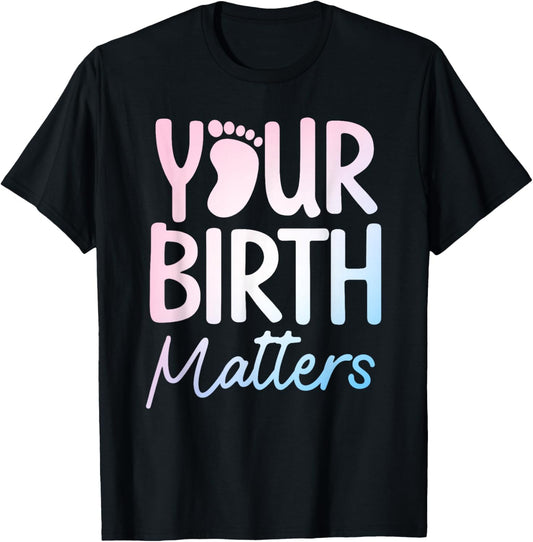 Cool Doula Art Girls Midwives Birth Worker Doula T-Shirt - T-Shirt | Black