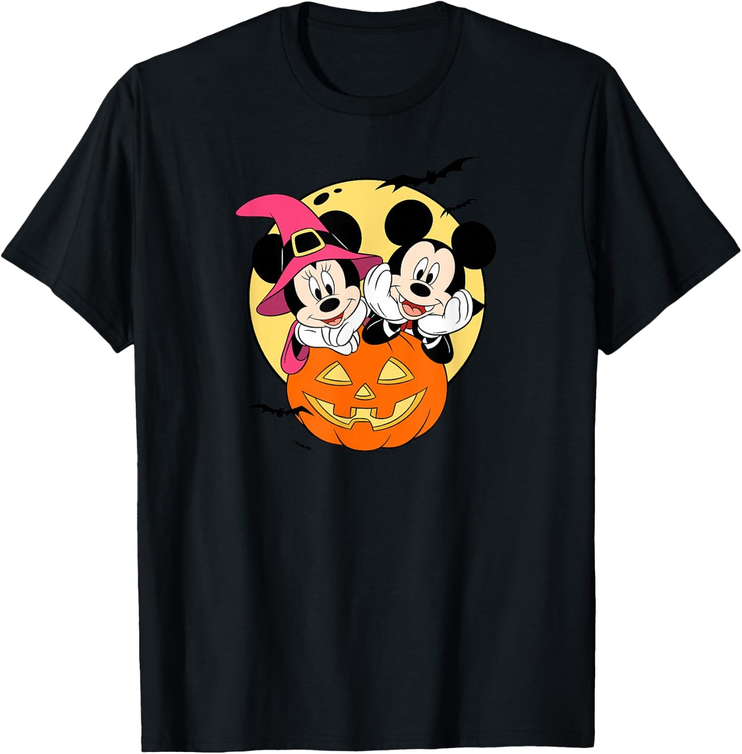 Disney - Mickey and Minnie Halloween T-Shirt - T-Shirt | Black