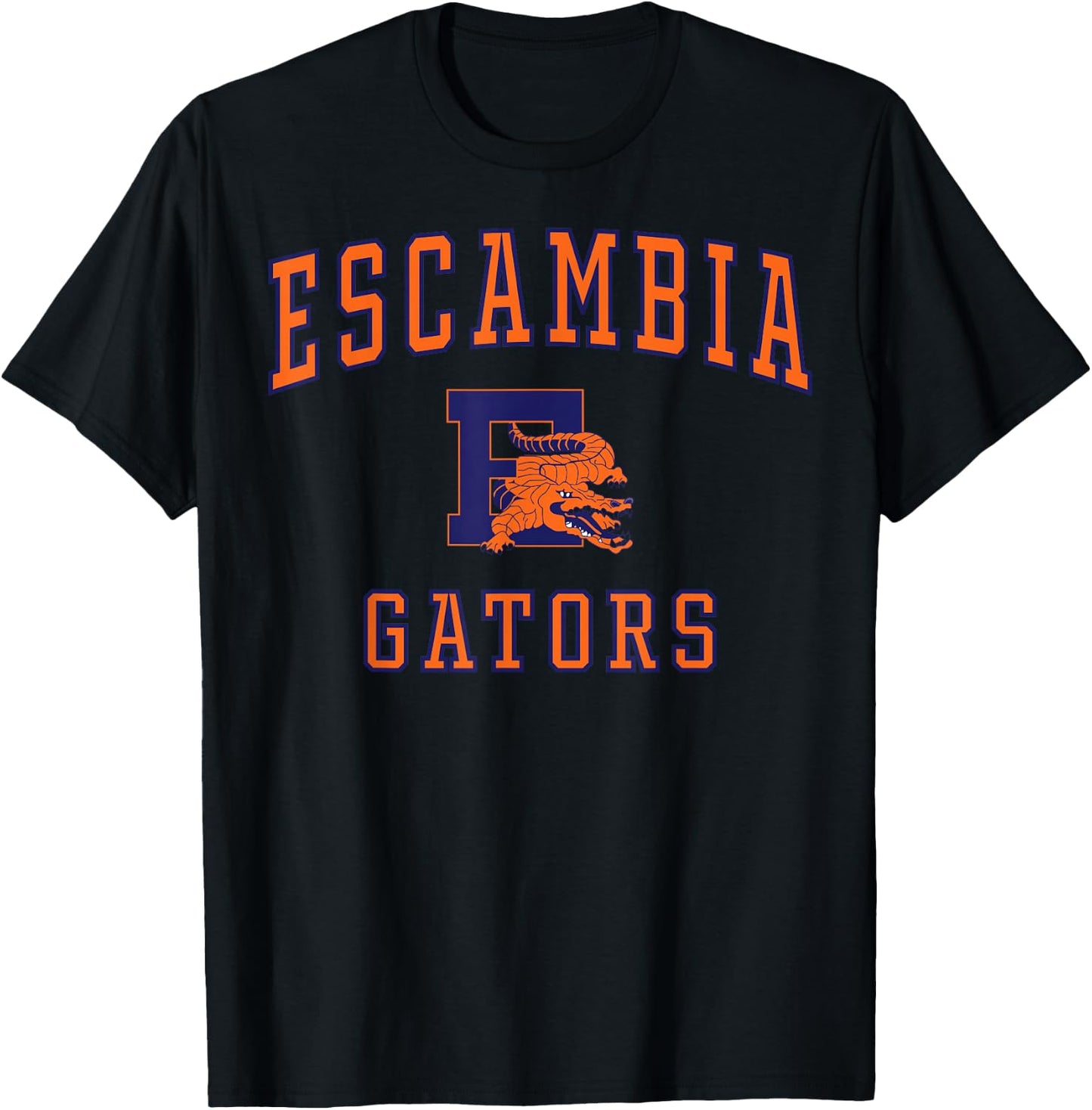 Escambia High School Gators C1 T-Shirt - T-Shirt | Black