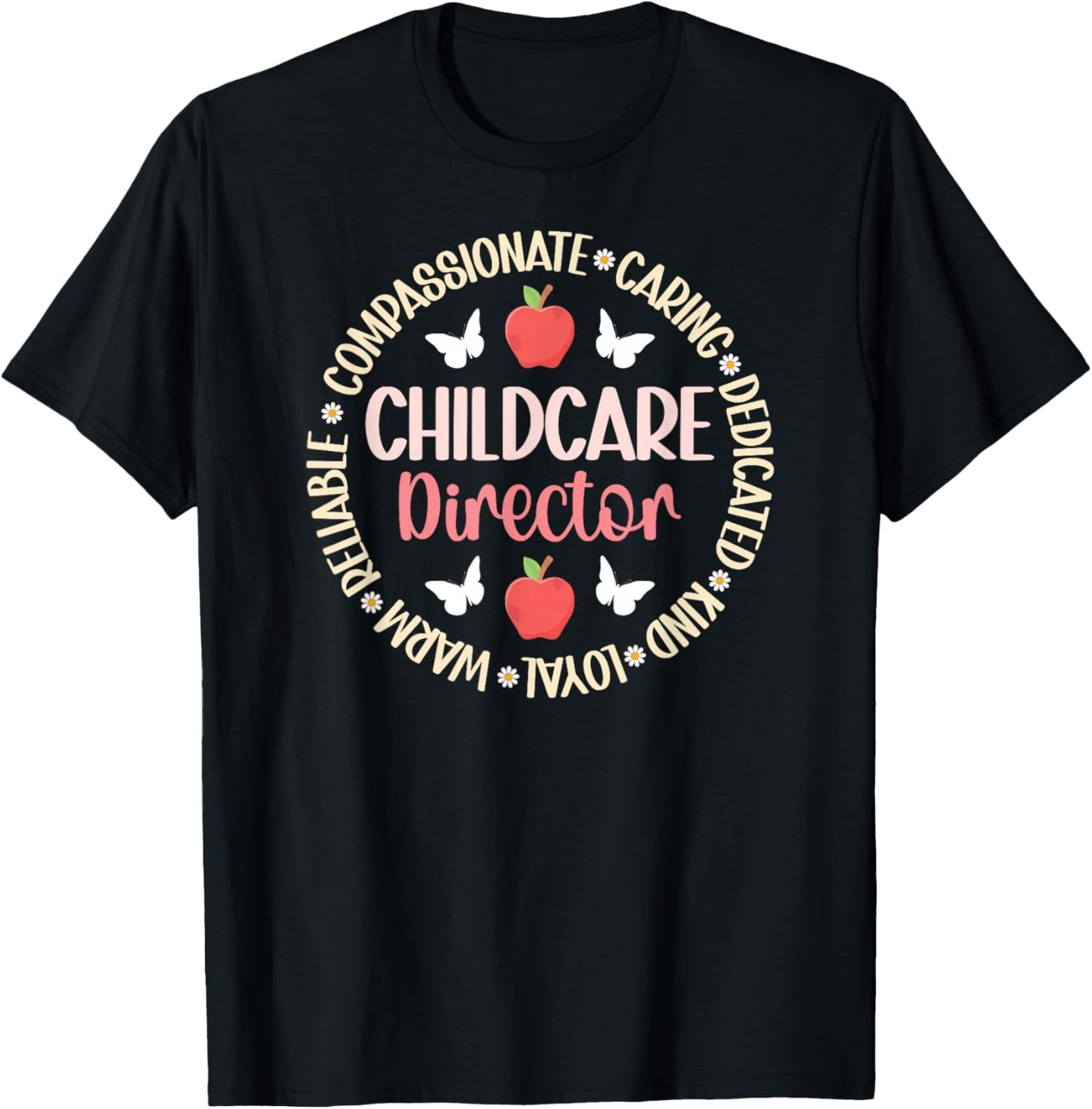 Childcare Director Appreciation Circle Child Care Director T-Shirt - T-Shirt | Black