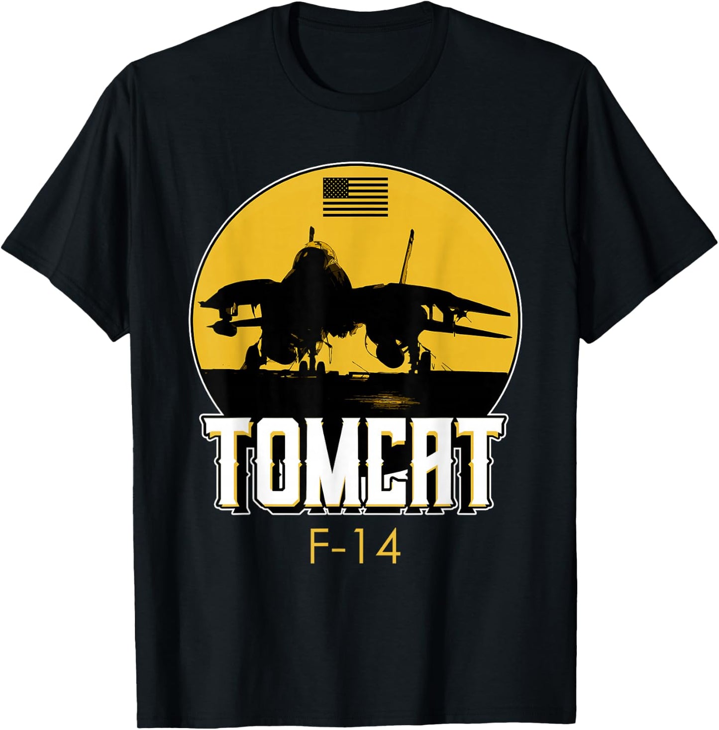 F-14 Tomcat Fighter Jet T-Shirt - T-Shirt | Black