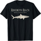 Retro Rehoboth Beach DE Shark T-Shirt - T-Shirt | Black