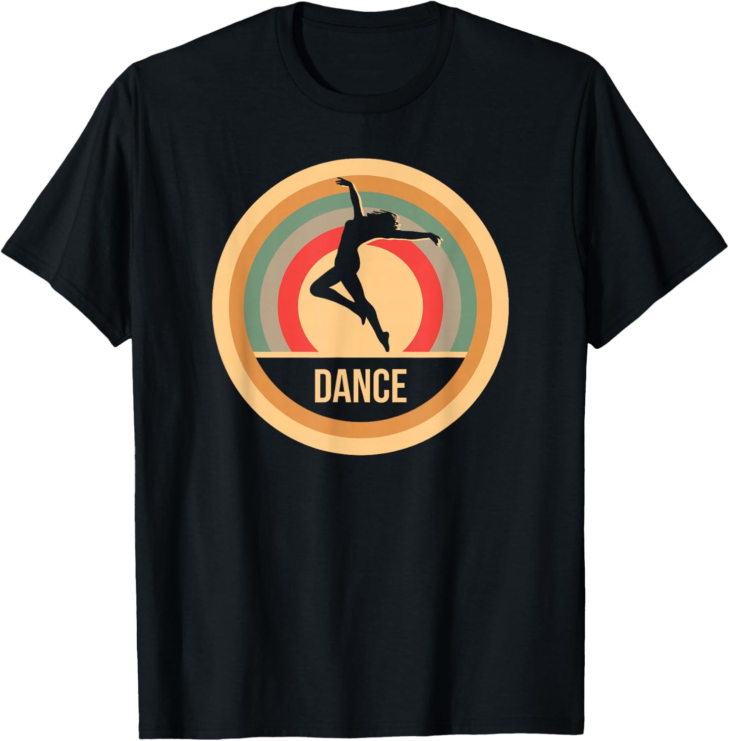 Dance - Retro Vintage Dancing For Dancers T-Shirt - T-Shirt | Black