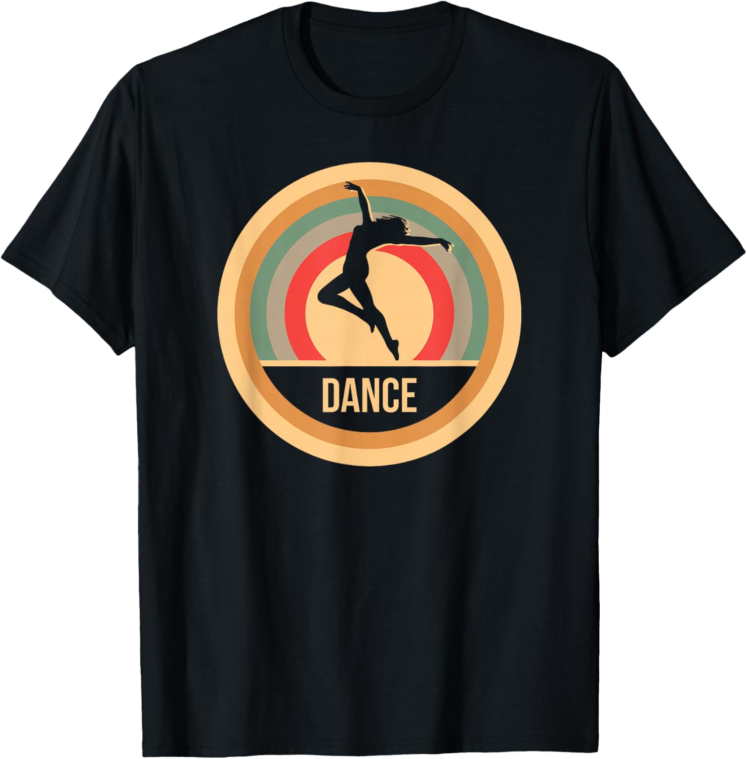 Dance - Retro Vintage Dancing For Dancers T-Shirt - T-Shirt | Black
