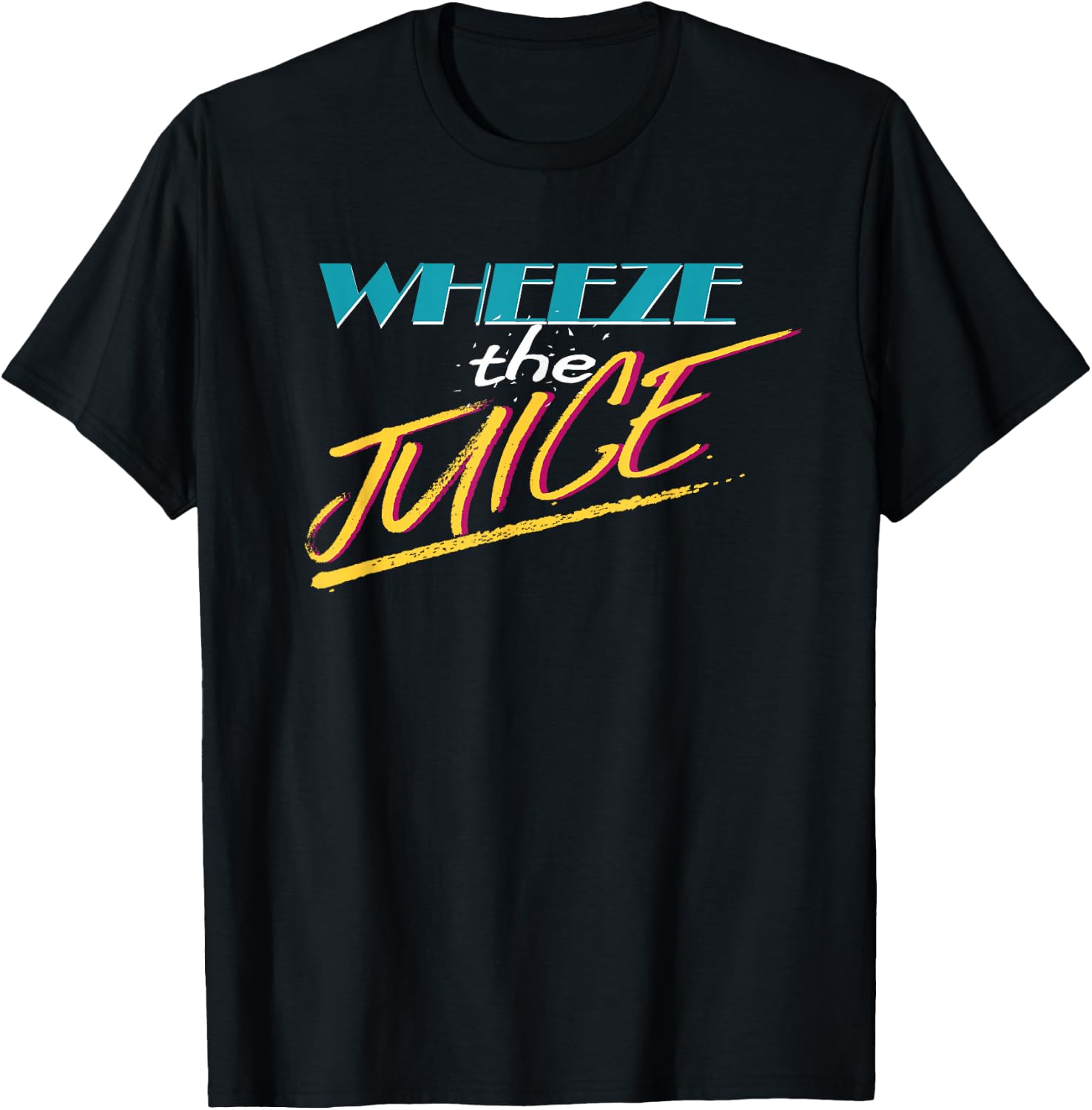 Wheeze the Juice 90s themed gift T-Shirt - T-Shirt | Black