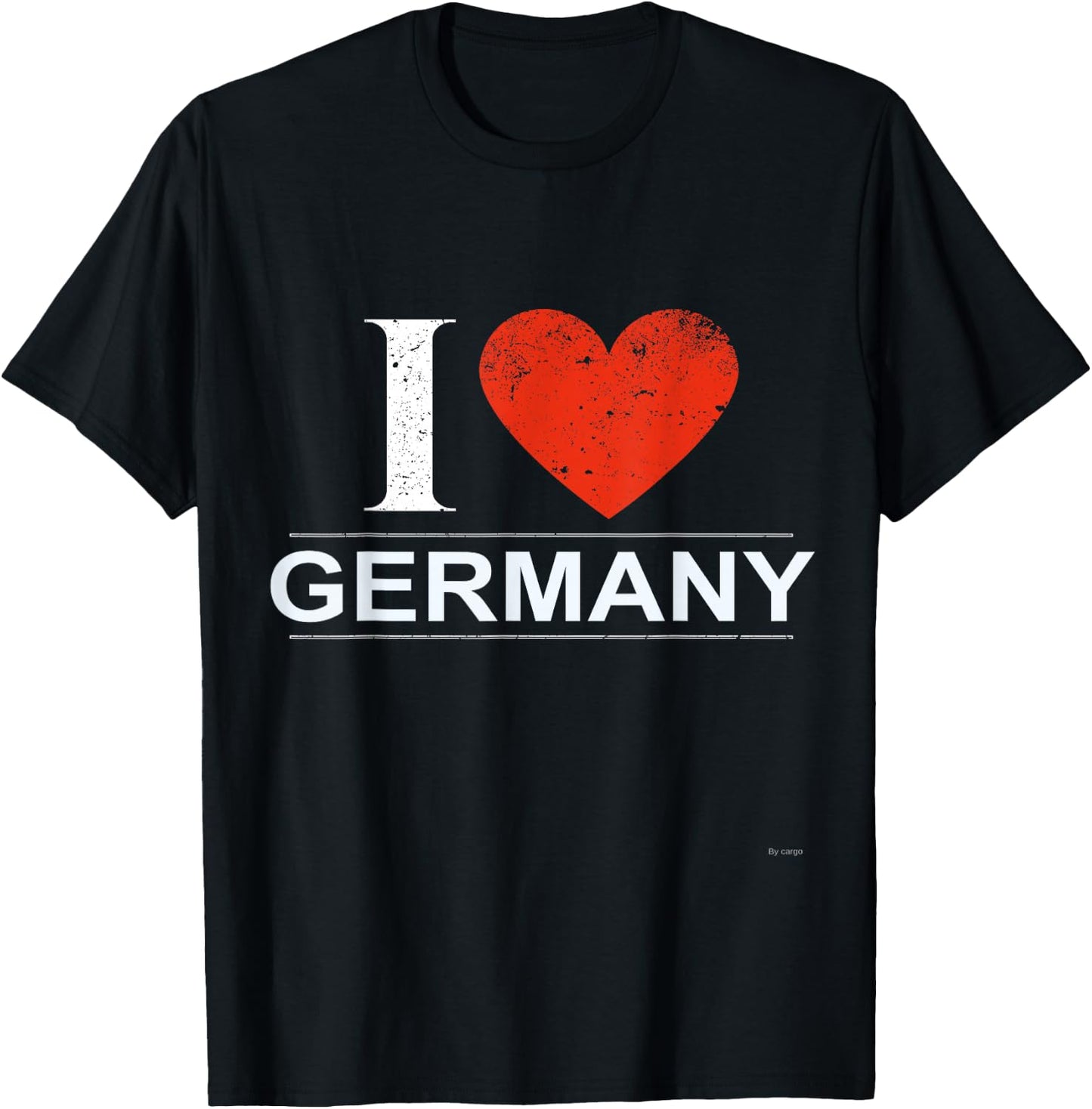I Love Germany T Shirt T-Shirt - T-Shirt | Black