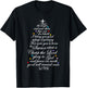 The Christmas Story Luke 2-10 Christmas Tree T-Shirt - T-Shirt | Black