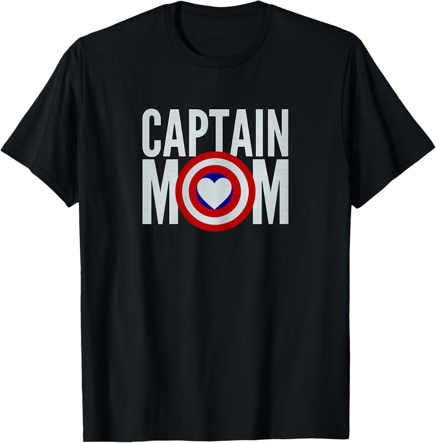 Christmas Mother's Day Mom's Birthday Superhero T-Shirt - T-Shirt | Black