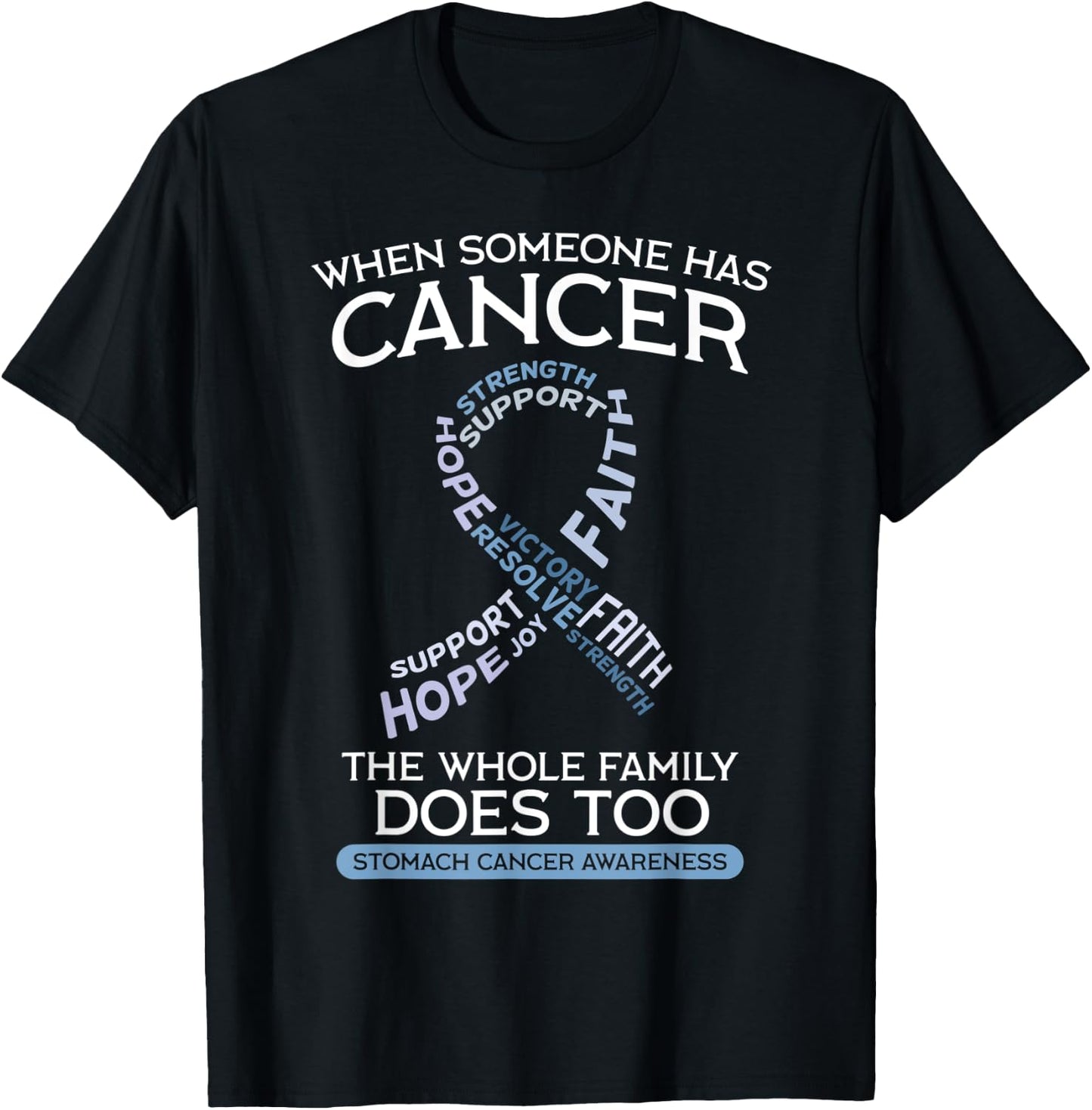 Stomach Cancer Shirt Gastric Disease Gastritis Chemo Gift T-Shirt - T-Shirt | Black