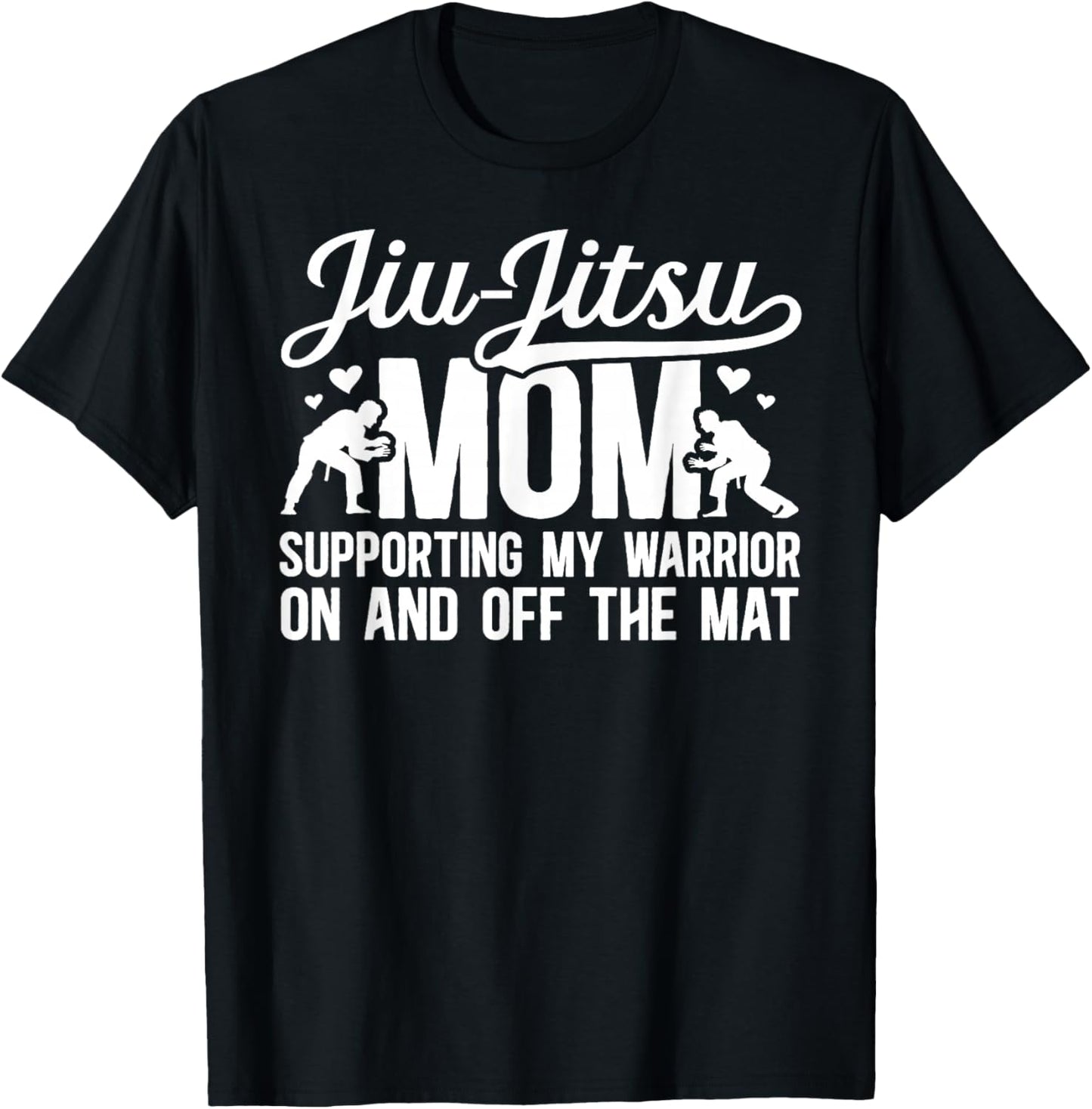 Jiu-Jitsu Mom Proud Jiu-Jitsu Fighter Mother BJJ Mom T-Shirt - T-Shirt | Black