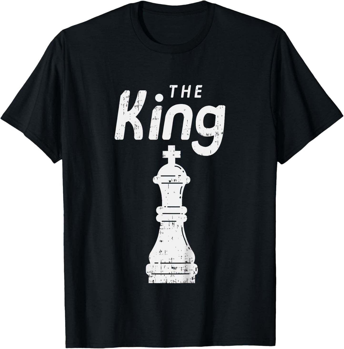 Kids Chess Piece The King Shirt Halloween Group Matching Costume T-Shirt - T-Shirt | Black