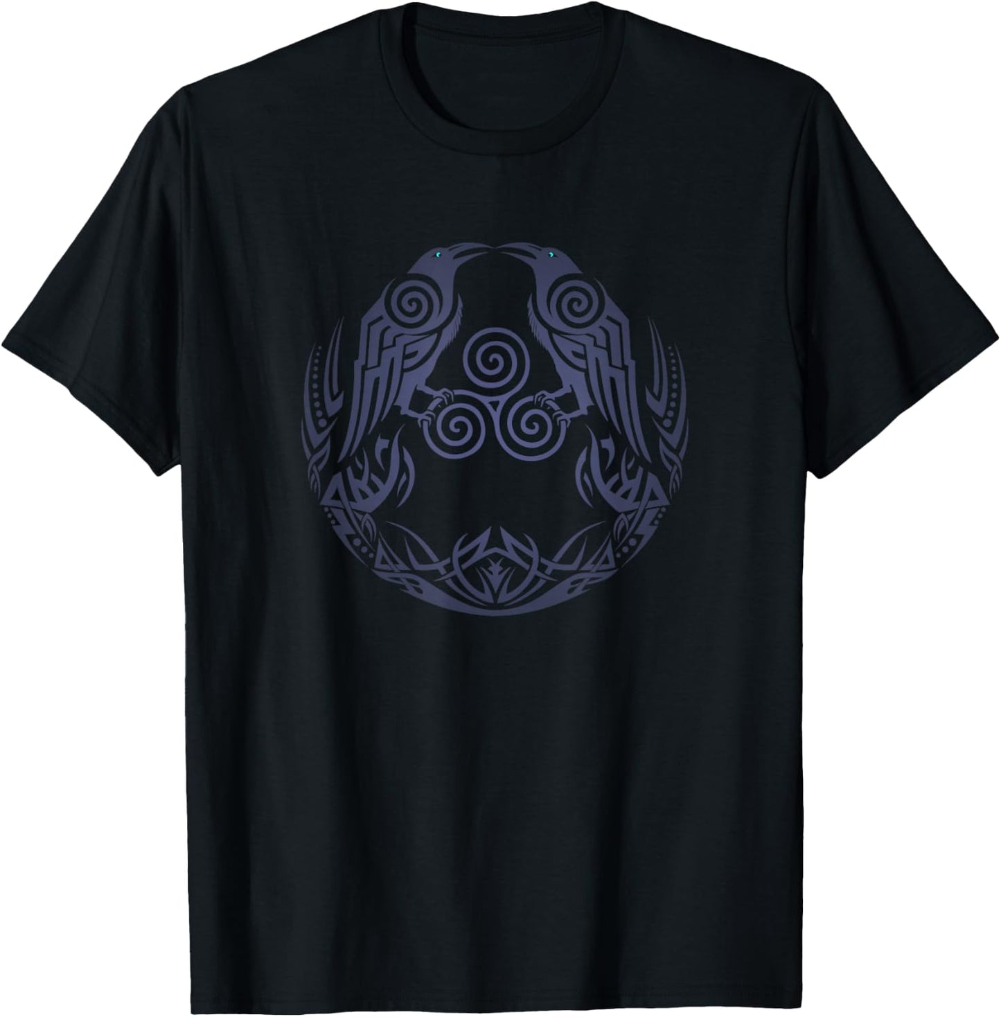 Huginn & Muninn - Odin's Ravens Viking T-Shirt - T-Shirt | Black