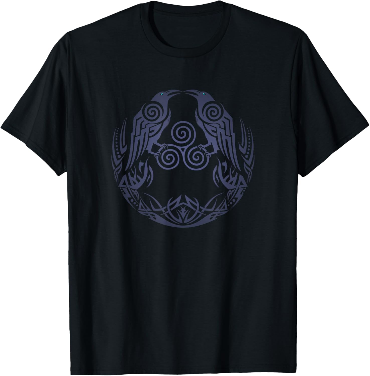 Huginn & Muninn - Odin's Ravens Viking T-Shirt - T-Shirt | Black