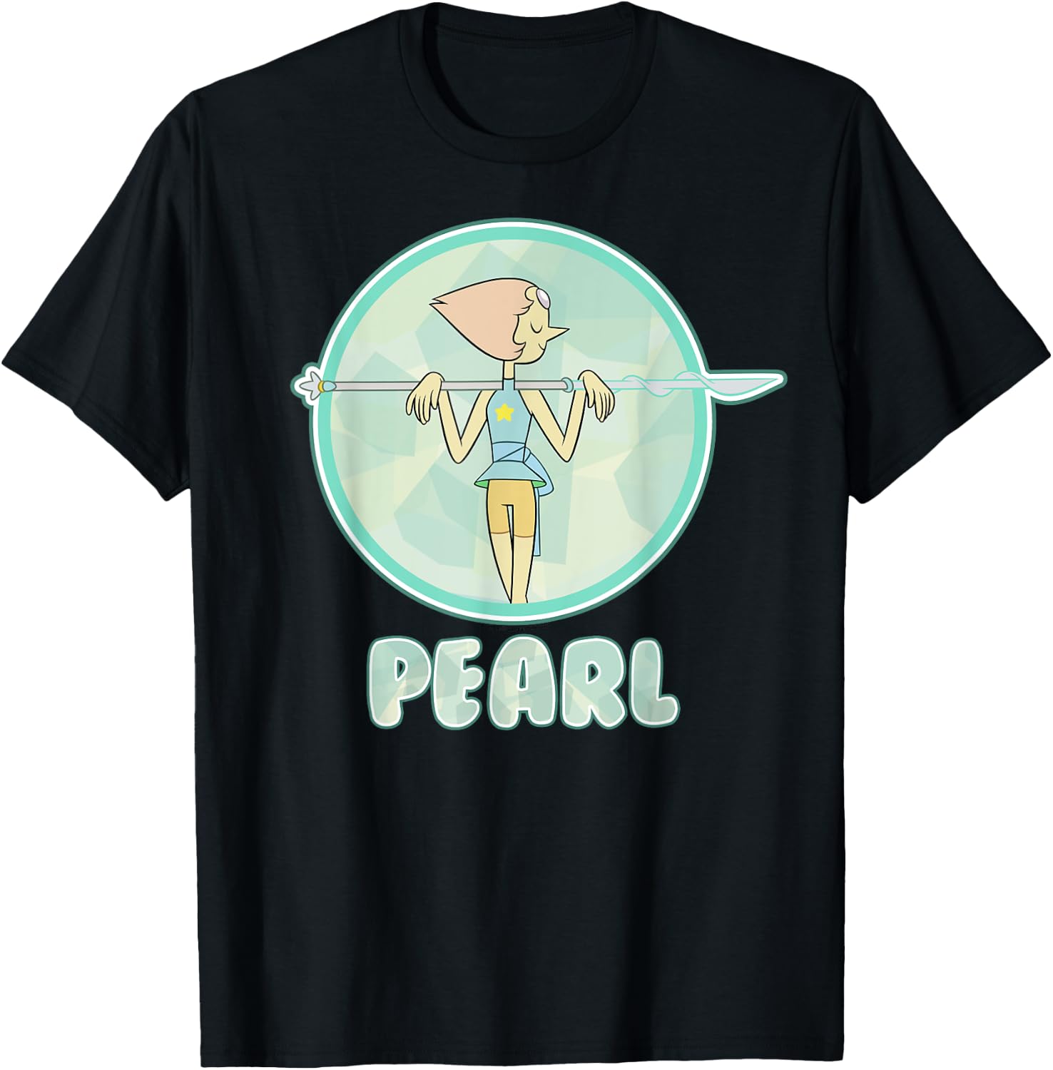 Stevens Univers Pearl Gem Protector Graphic T-Shirt - T-Shirt | Black