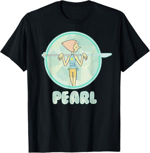 Stevens Univers Pearl Gem Protector Graphic T-Shirt - T-Shirt | Black