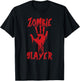Zombie Slayer Bloody Hand Hunting Zombies Halloween T-Shirt - T-Shirt | Black
