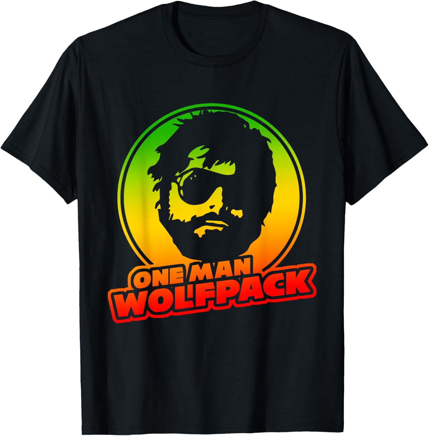 One Man Wolf Pack | Lifetime Wolf Pack Member T-Shirt - T-Shirt | Black