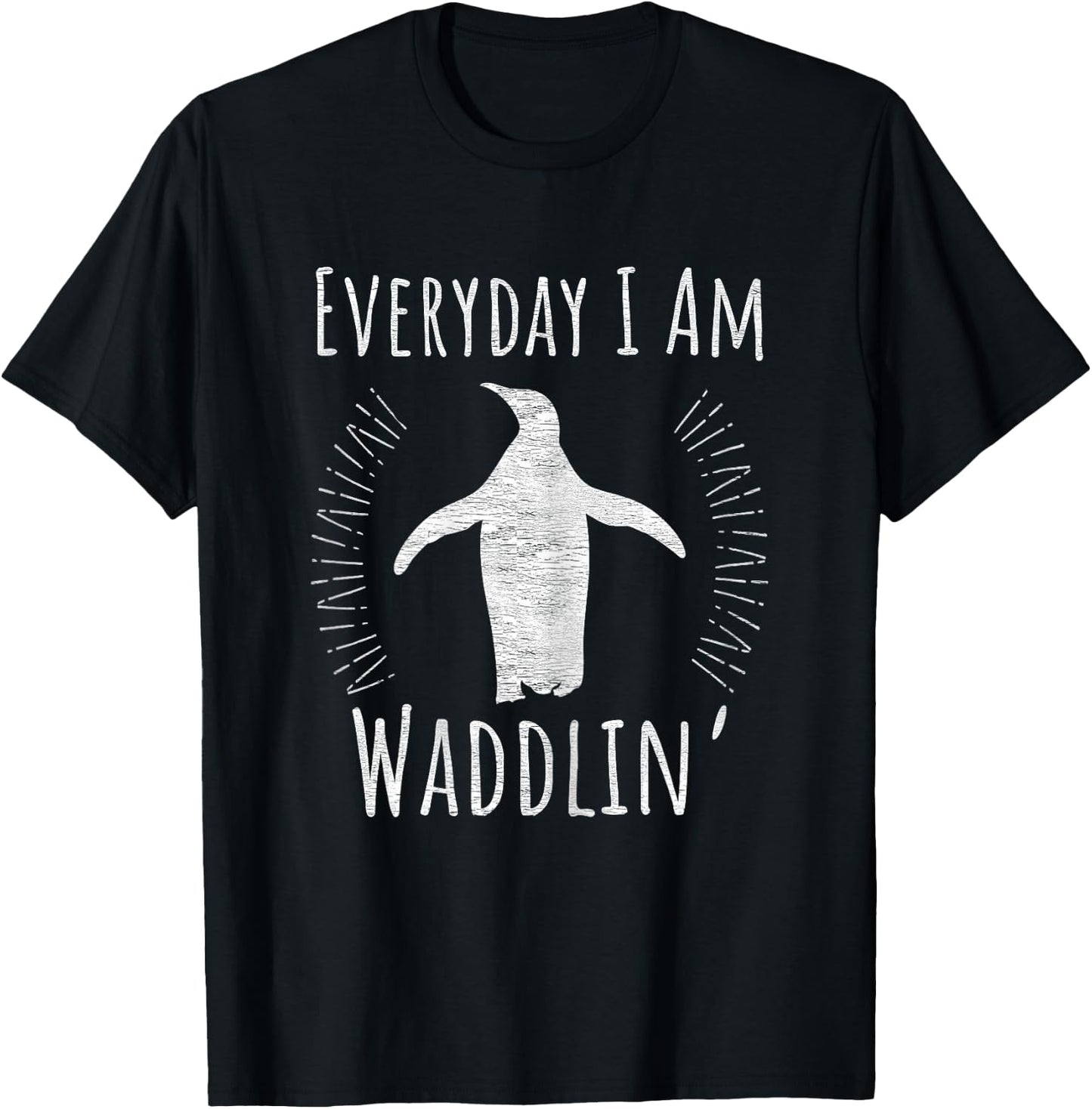 Pregnancy Announcement Gift Funny Penguin T-Shirt - T-Shirt | Black