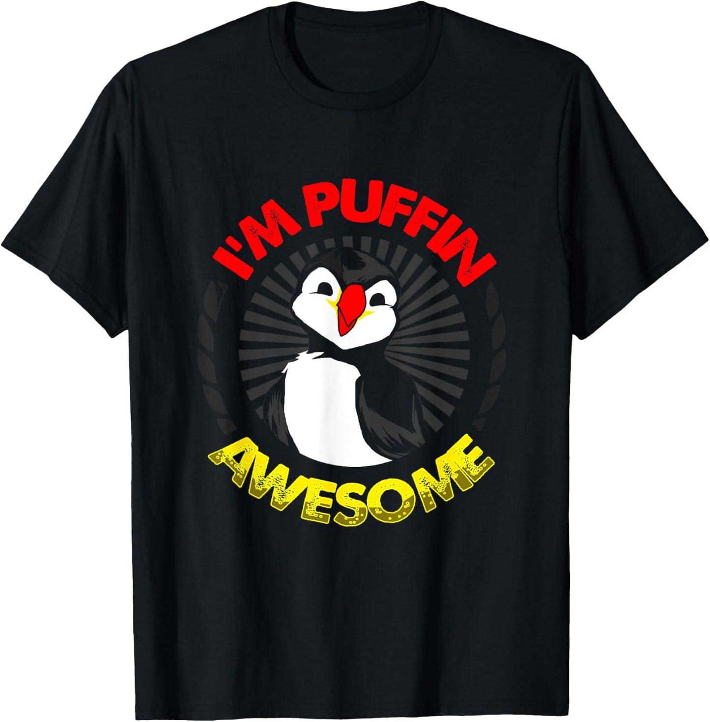Iceland Funny Puffin T-Shirt - T-Shirt | Black