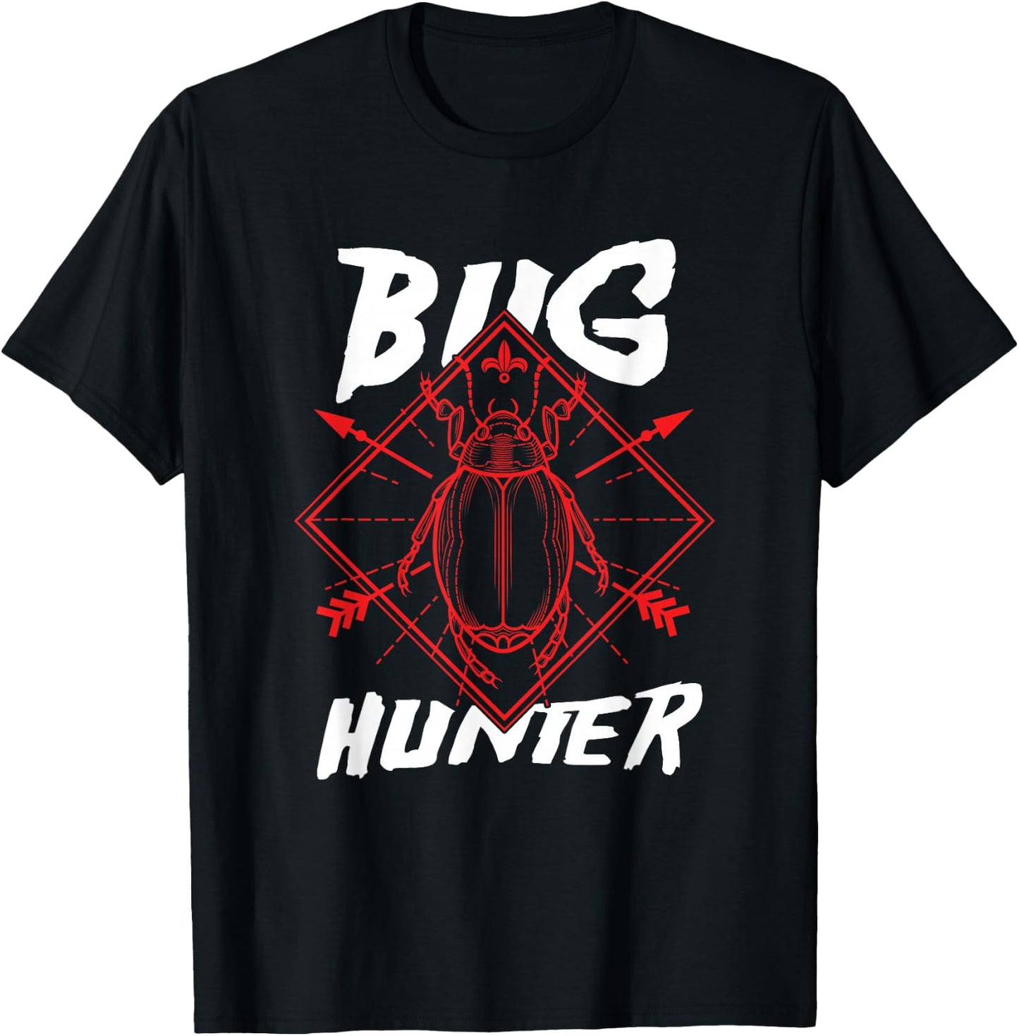 Entomologist Insect Hunter Insect Beetle Collector Entomology T-Shirt - T-Shirt | Black