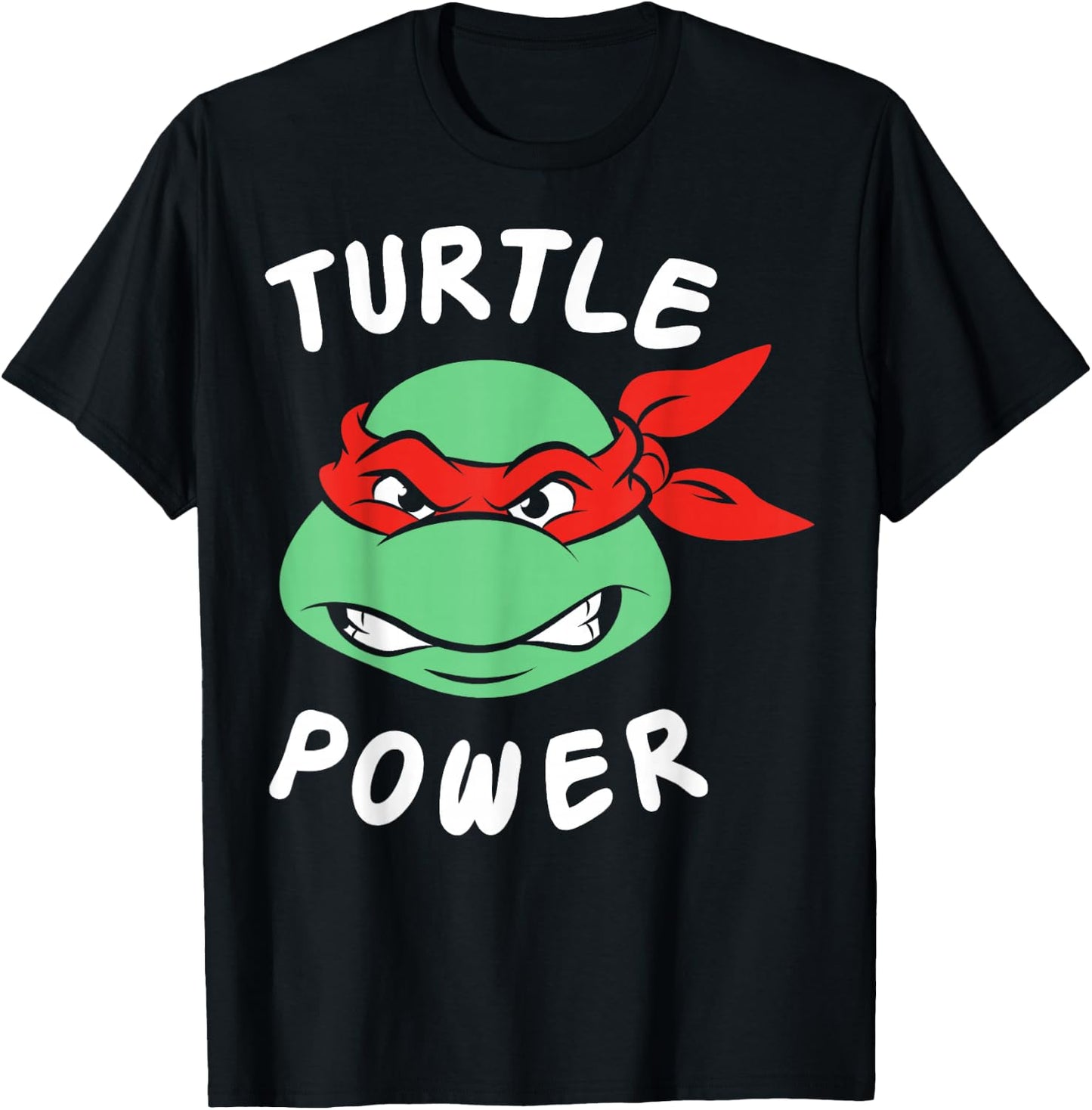 Teenage Mutant Ninja Turtles Raphael Turtle Power -Shirt T-Shirt - T-Shirt | Black