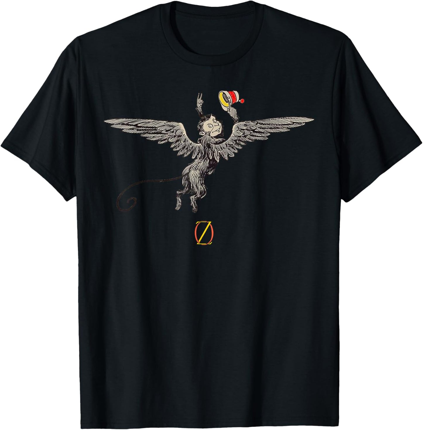 Shirt Wizard of Oz Flying Monkey Dude T-Shirt - T-Shirt | Black