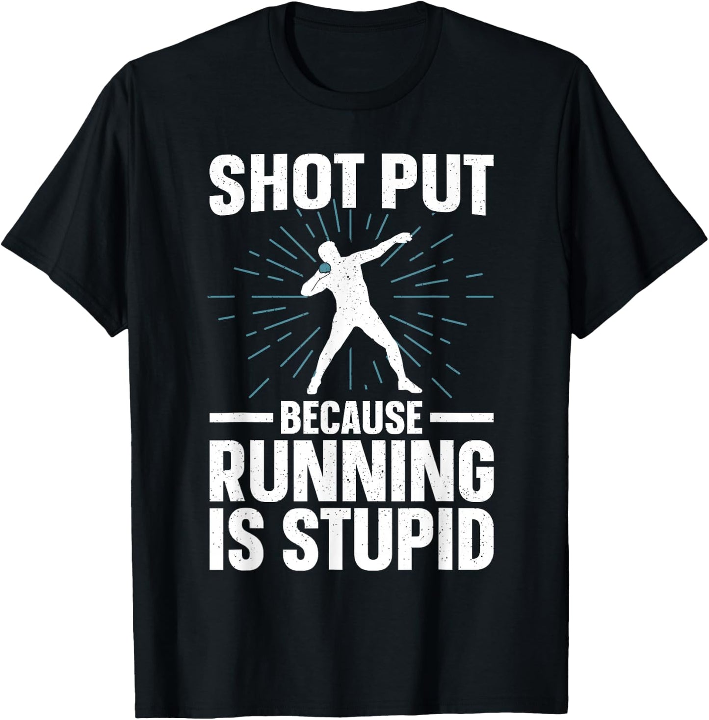 Shot Put Art Women Track And Field Coach Shot Put T-Shirt - T-Shirt | Black