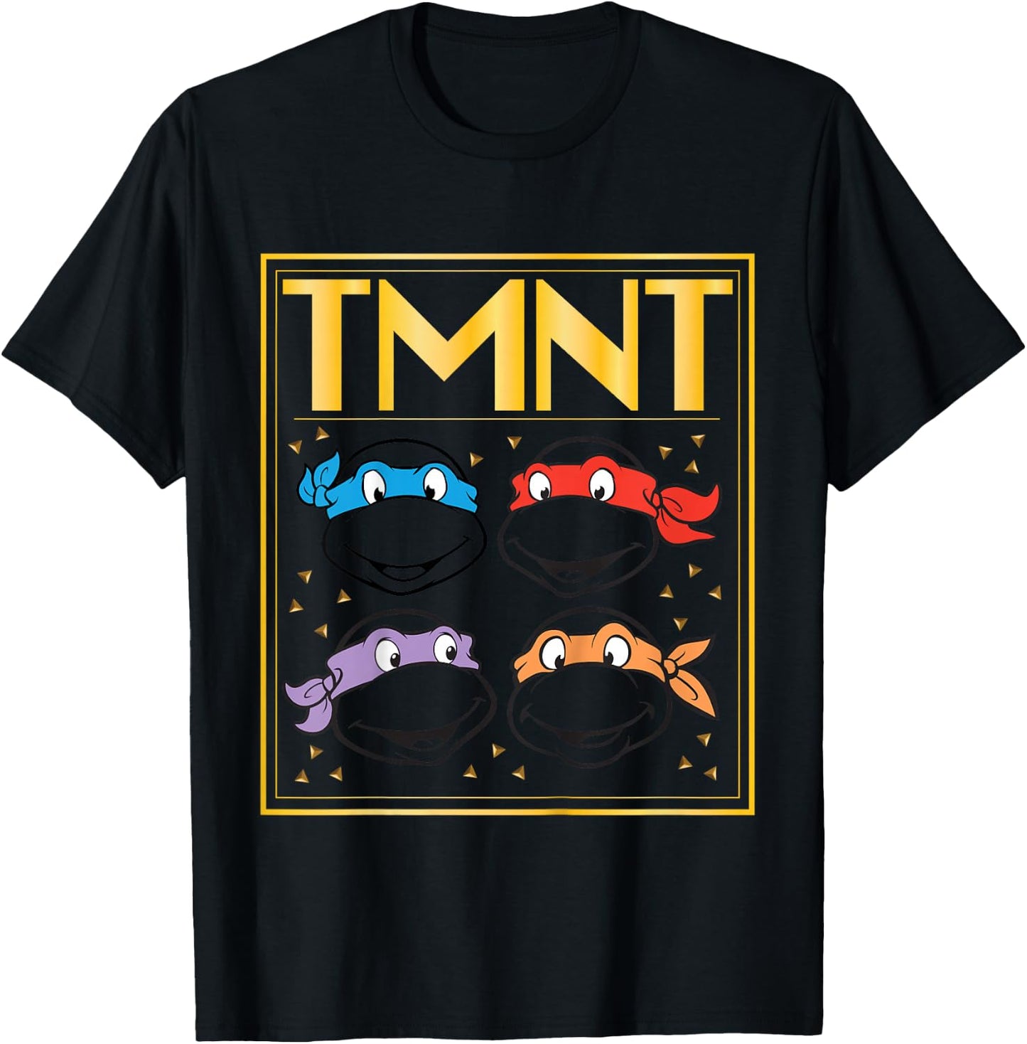 Teenage Mutant Ninja Turtles Multiple Smiles T-Shirt - T-Shirt | Black