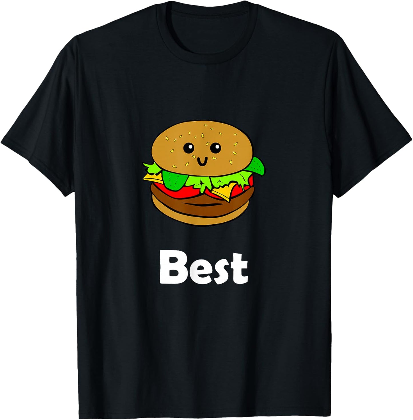 Best Friends Ever Hamburger French Fries Soda T Shirts T-Shirt - T-Shirt | Black