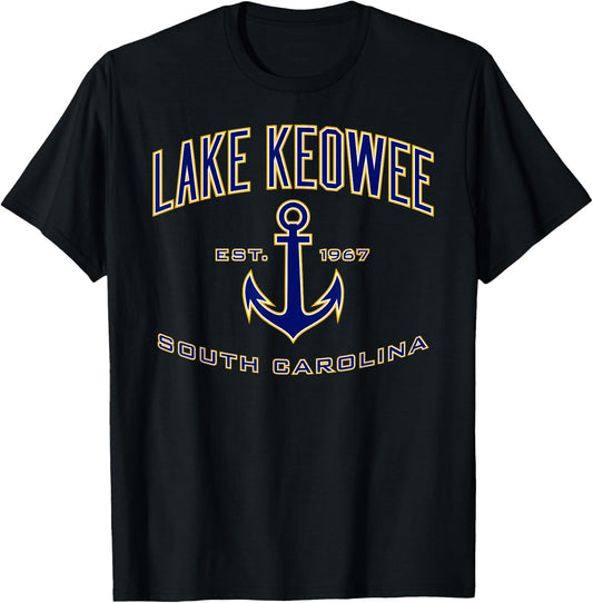 Lake Keowee Shirt , Men, Girls & Boys T-Shirt - T-Shirt | Black