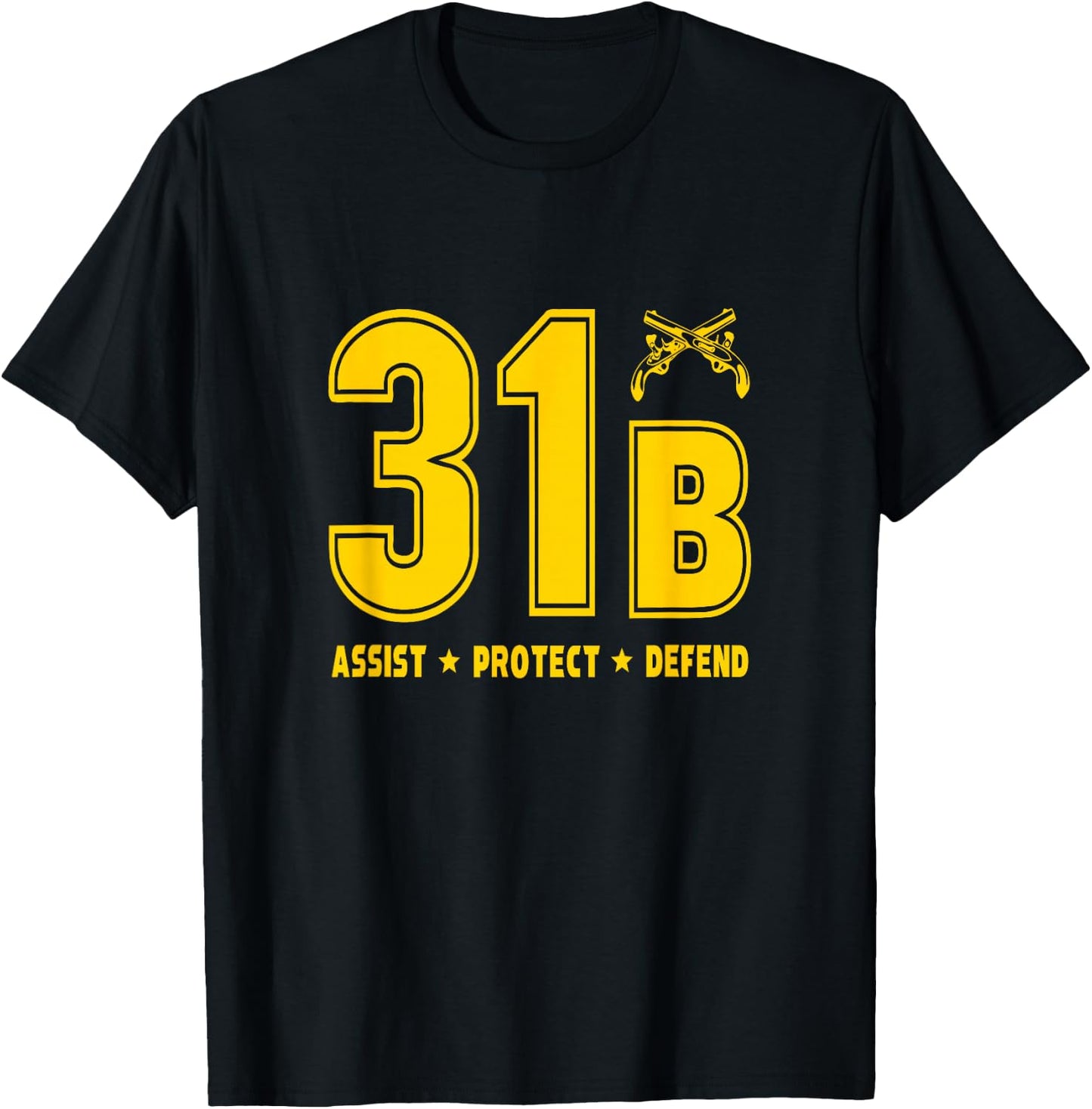31 Bravo Military Police Army T-Shirt - T-Shirt | Black