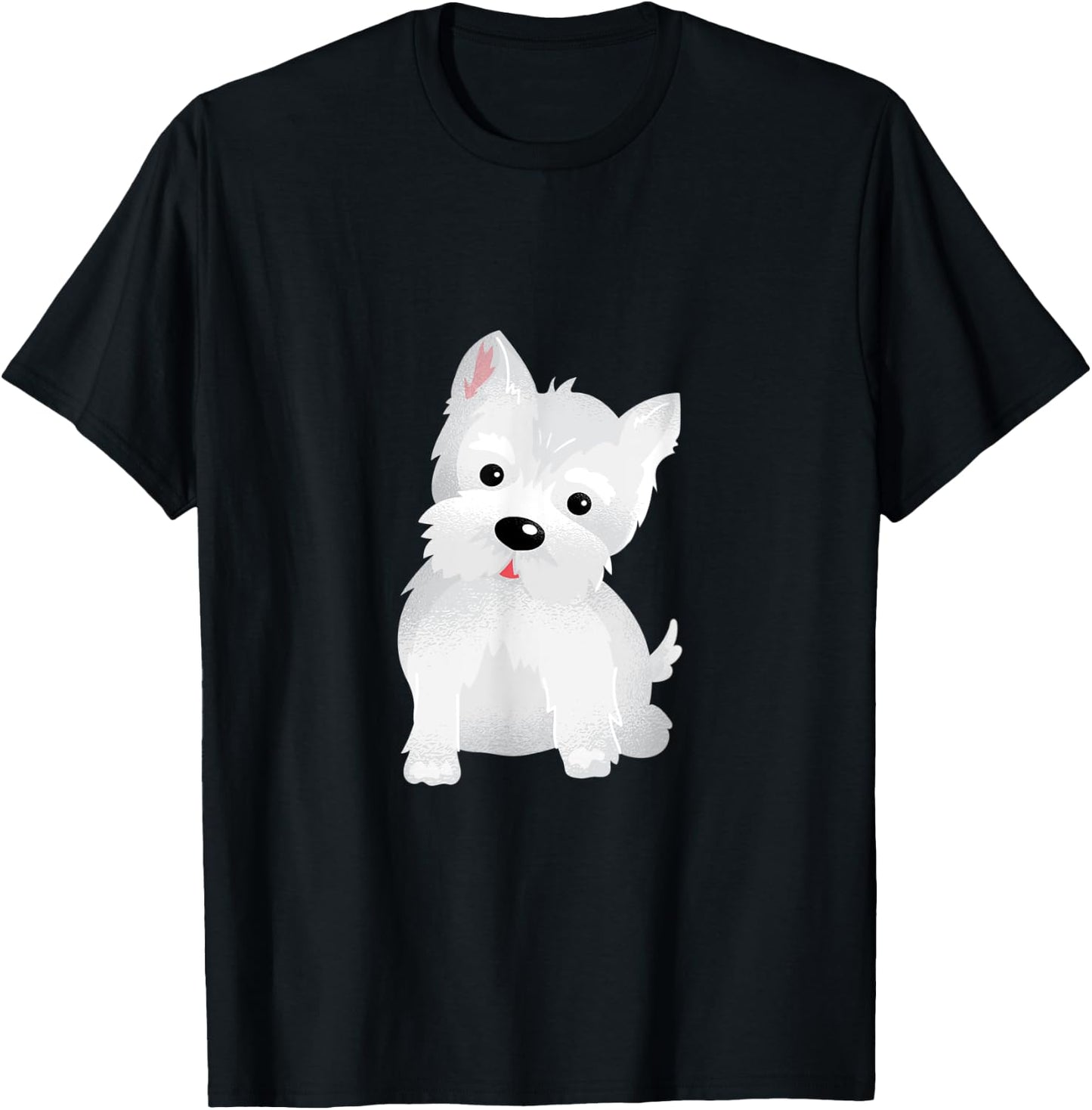 Westie West Highland Terrier Mama Dogs Gift T-Shirt - T-Shirt | Black