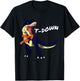 Denver Dinosaur T Rex Football Touchdown Kids Boys Girls T-Shirt - T-Shirt | Black