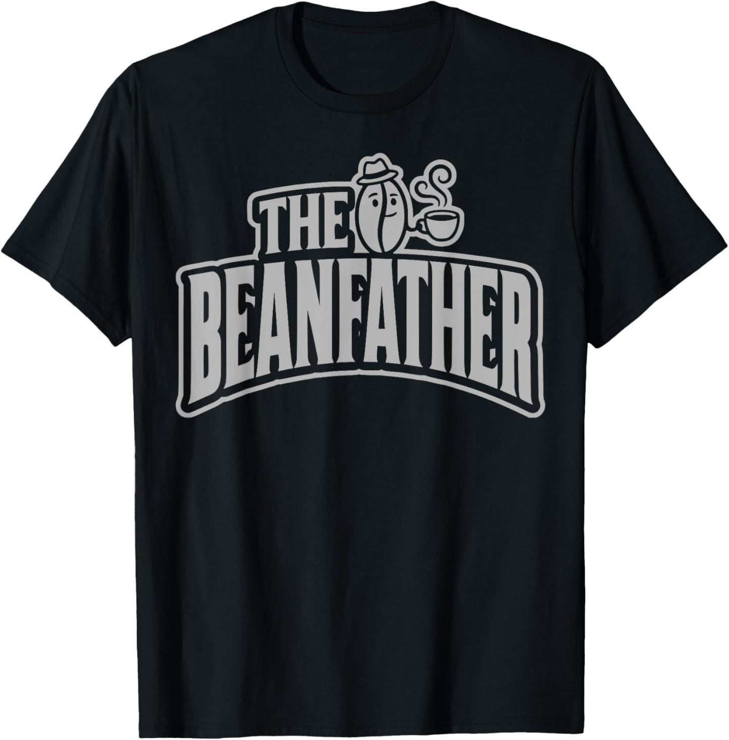 The Bean Father Coffee Brewing Humor T-Shirt - T-Shirt | Black