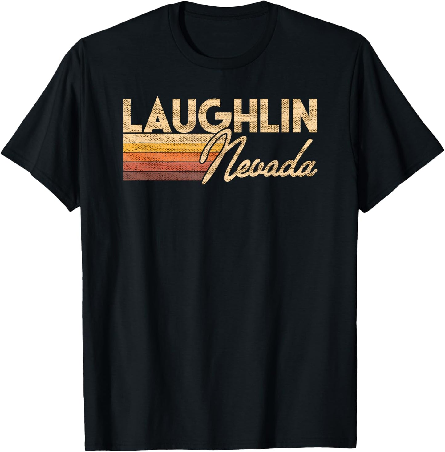 80s Style Laughlin Nevada T-Shirt - T-Shirt | Black