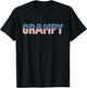 Grampy American Flag Patriotic USA 4th of July T-Shirt - T-Shirt | Black