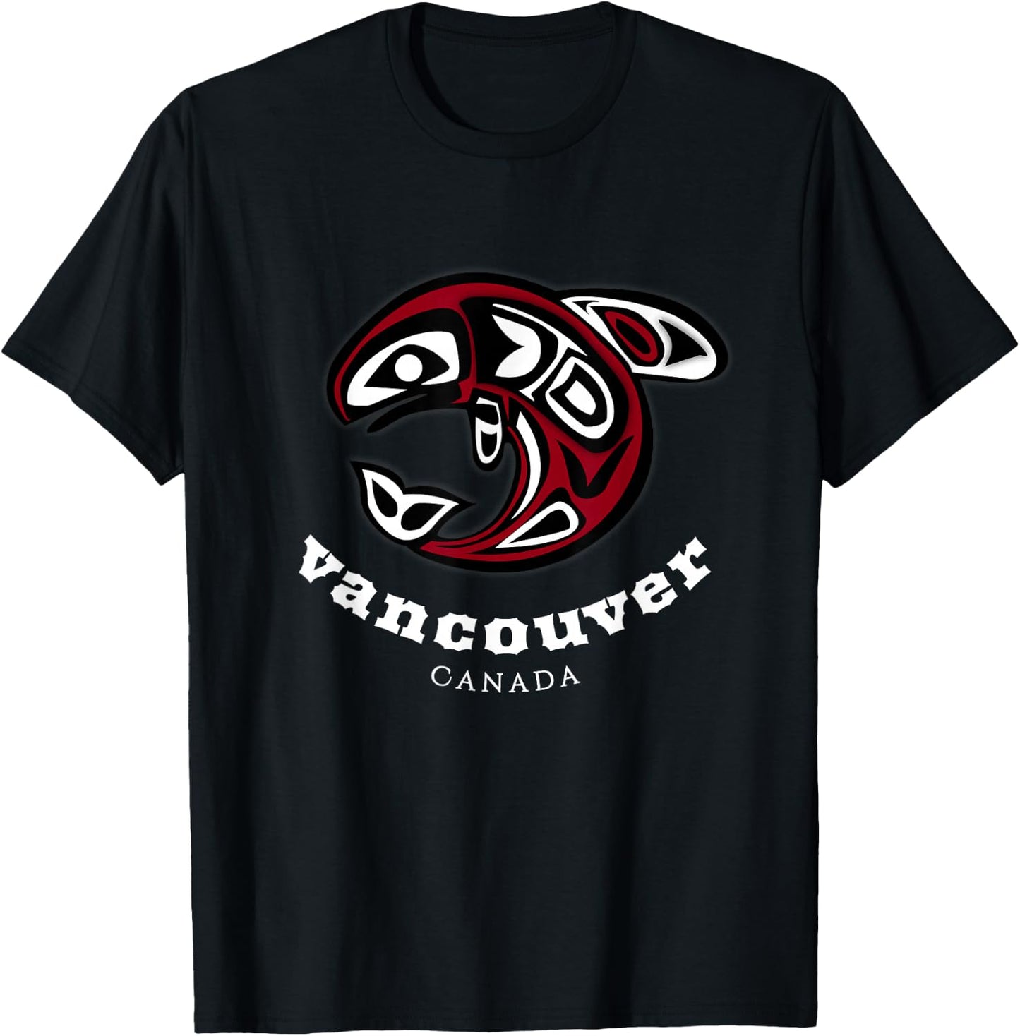 Vancouver Canada Souvenir Gift Present Men Women Youth Teen T-Shirt - T-Shirt | Black