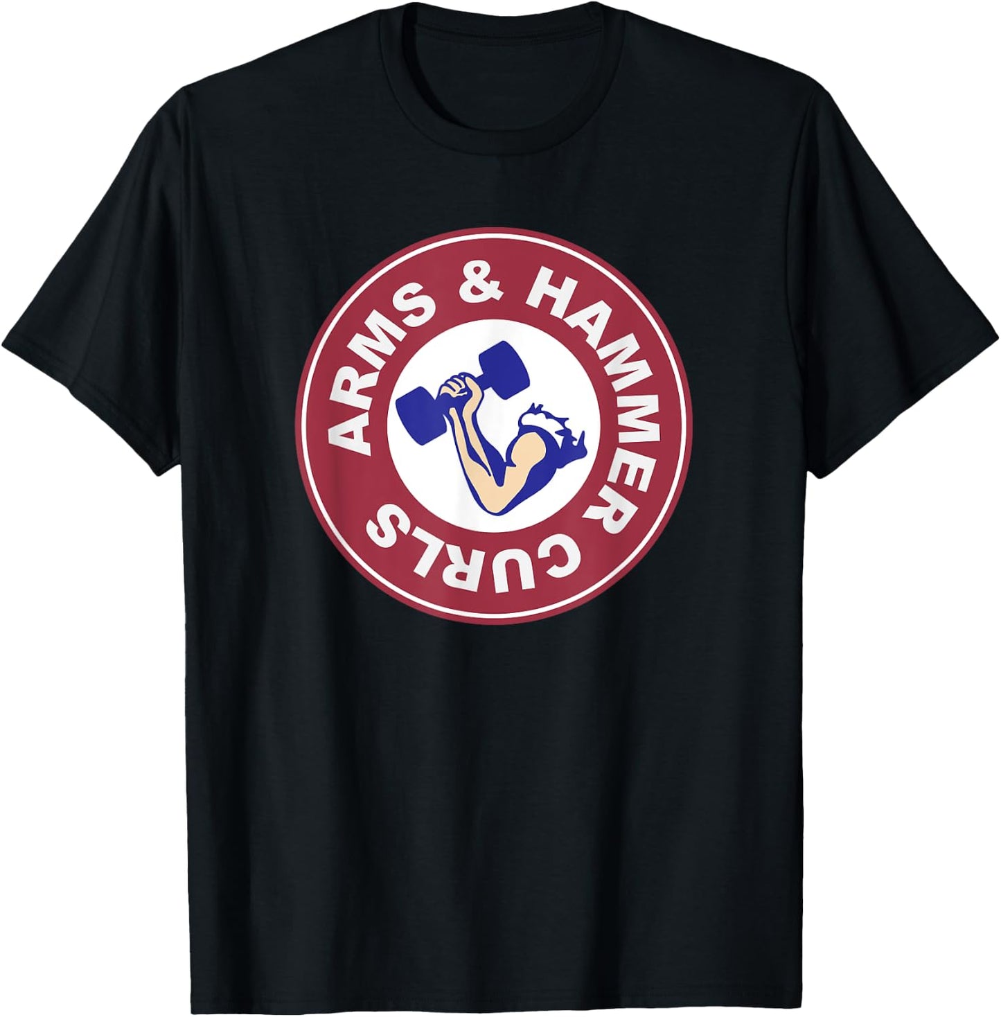 Arms & Hammer Curls T-Shirt - T-Shirt | Black