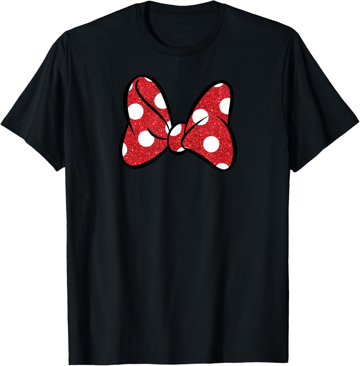 Disney Minnie Mouse Big Bow T-Shirt - T-Shirt | Black
