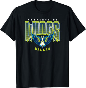 WNBA Dallas Wings Nothing but Net T-Shirt - T-Shirt | Black