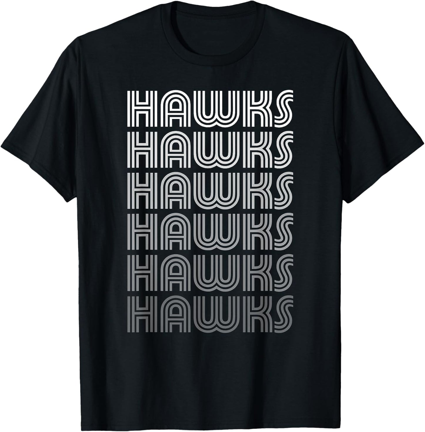 Vintage Hawks T-Shirt - T-Shirt | Black